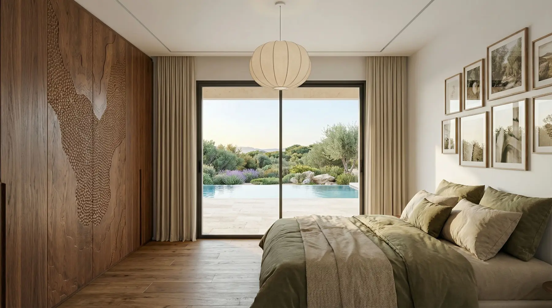 The olive-tree bedroom